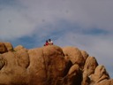 Atticus and his Dad at the Top